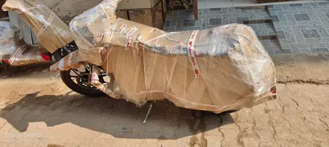 Bike packed with cardboard – Nation Packers And Movers